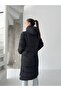 Hooded, water-repellent fabric, regular fit, long parka #4525 - 5