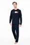 Men's Combed Cotton Woven Winter Home Wear Bottom Top Set