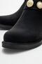 Women's High Heeled Boots Black Emerald - 3