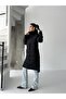 Hooded, water-repellent fabric, regular fit, long parka #4525 - 6