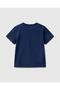 Boy's Navy Blue Benetton Logo Printed T-Shirt - 2