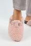 Suzen Teddy Women's Fur Genuine Leather Belt Buckle Powder Slippers - 5