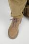(Viyan) Women's Genuine Leather Lace-Up Internal Zipper Mink Boots - 7