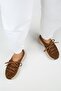 Koralia Women's Genuine Leather Clog Tan Slipper - 8