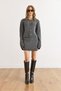 Women's Smoked Cardigan Skirt Soft Textured Knitwear Set Tkm-19000445 - 2