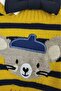 Yellow Mouse Figured Sweater, Bow Tie, Shirt and Jeans Bottom - Top 4-Piece Boys' Set - 2