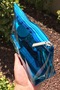 Blue Boat Neon Transparent Prism Makeup and Travel Bag - 6
