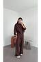 Brown Modal Fabric Suit
