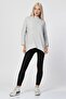 Off-Shoulder Oversize Blouse - Silver - 2
