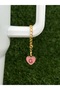 Letter g Pink Heart Thermos Compatible Accessory/Letter g Heart Thermos Charm/Letter Thermos Ornament - 2