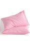 Premium Pillowcase Set |   2 Pieces |   Model with Cover |   7 Colors |   Cotton Fabric |   50X70 cm Net Size