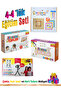 4-4' Educational Box Game Set (Montessori Trash Man-Fun Tubes, Sticks and Cords)