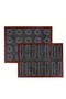 Covoraș copt 2în1, silicon, eclere și macarons, VALA® ECLAIR și MACARONS, microperforat - 7
