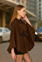 Women's Winter Cashmere Poncho - 3