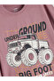 Lcw Kids Gray Printed Long Sleeve Boys' T-Shirt 3-Pack - 6