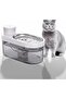 Stainless Steel Cat Water Fountain Automatic Sensor Water Bowl Pet Dispenser Bowl Wireless Charging