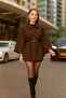 Women's Winter Cashmere Poncho - 4