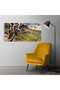 Tablou peisaj munte apus biciclist, cod 2115 - 4