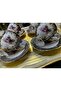 ESTERHOMEDECOR porcelain coffee cup set for 6 people - 6