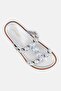 Women SUCA3FX Slip On Sandals, Silver - 4