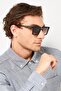 Men 2067600035486 Square Sunglasses, Black - 2