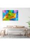 abstract forme geometrice multicolor, cod 1175 - 7