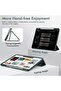 ZryXal New iPad Air 13 Inch Case M3 2025/M2 2024 with Pencil Holder, Trifold Stand Smart Case with S - 3