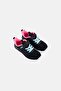 Toddlers Girl Velcro Closure Running Shoes, Black - 3