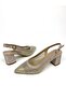 Transparent Stone 6 cm Thick Heel Shoes 01601 - 3