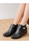 Non-Slip Sole Orthopedic Black Winter Women's Bootie - 2