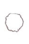 Pink Quartz Stone Necklace, Natural Cracked Stone Necklace, Adjustable Handmade Chunky Stone Necklace, Unisex - 4