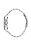 Classic Suitable for Dressing Silver Black Round Lightweight Polite Steel Band Functional Men's Wristwatch - 2
