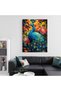 Tablou pasare paun Tablou, cod 5519 - 6
