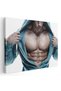 Tablou bust barbat musculos, cod 3263
