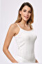 Women's 3-Piece Thin Strap Heart Jacquard Pattern Colorful Tank Top Vr.L20.23I.123İ.Y02 - 4
