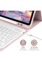 Keyboard Case for iPad A16 (11th/10th Gen, 11/10.9 Inch) with Pencil Holder - Pink - 5