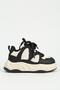 Black and White Children's Sports Shoes Imported Bni-12056