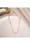 Star Detailed Steel Necklace (51.5 cm) - 3