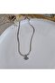 Steel Eye Charm Necklace (47 cm) - 2