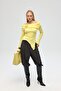 Casica Carmen Yaka Yellow Knit Sweater - 6