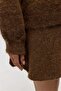 Nordis Volanlı Light Brown Knitwear Mini Skirt - 8