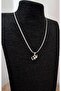 Steel Italian Chain Elephant Figured Necklace (48cm) - 4