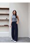 Pile Detail Lycra Pants - 4