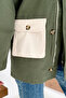 Bellows Pocket Detailed Rain Gabardine Jacket Green - 7