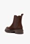 Manu Brown Suede Leather Women's Boots - 3