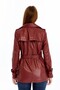 Women's Leather Trench Coat/Jacket - 8