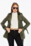 Women's Leather Trench Coat/Jacket - 7