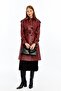 Reglan Sleeve Women's Leather Trench Coat/Jacket