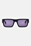 Men SPLL12M Square Sunglasses, Black