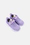 Toddlers Girl Velcro Closure Sports Shoes, Purple - 3